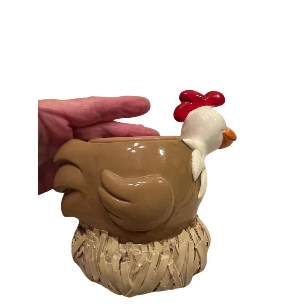 Barnyard buddies‎ Dixie cup holder farmhouse decor bathroom ceramic whimsical